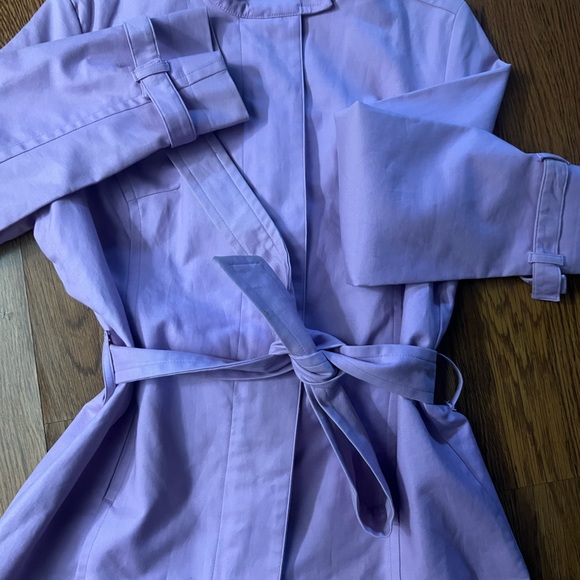 Mossimo Purple Lavender Trench-coat - Picture 2 of 7
